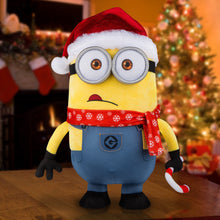 Load image into Gallery viewer, Gemmy Holiday Greeter Tom w/Scarf and Candy Cane Universal