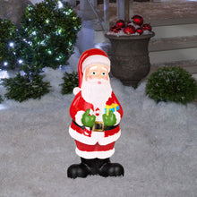 Load image into Gallery viewer, Lighted Blow Mold Outdoor Décor Vintage Santa