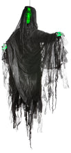 Load image into Gallery viewer, Gemmy Hanging Illusion Face Black Ghoul (Green)