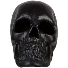 Load image into Gallery viewer, 20” Blow Mold Lighted Decor-Candle Flicker-Matte Black Skull