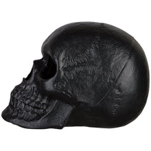 Load image into Gallery viewer, 20” Blow Mold Lighted Decor-Candle Flicker-Matte Black Skull