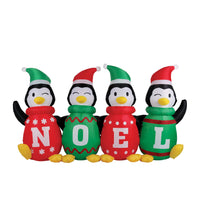 Load image into Gallery viewer, 6' Inflatable Sweater Penguins