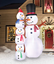 Load image into Gallery viewer, 10' Inflatable Snowmen Scene
