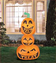 Load image into Gallery viewer, 3.5' Inflatable Pumpkin Stack