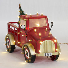 Load image into Gallery viewer, 27" UL LED Truck With Christmas Tree Sculpture