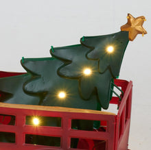 Load image into Gallery viewer, 27" UL LED Truck With Christmas Tree Sculpture