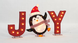 18-1/2" UL LED Joy Sign Sculpture