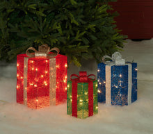 Load image into Gallery viewer, Set Of 3 UL Gift Box Sculpture