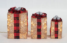 Load image into Gallery viewer, Set Of 3 UL Gift Box Sculpture