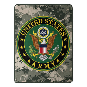 US Army Insignia Fleece Throw