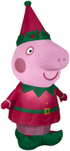 Load image into Gallery viewer, Gemmy 4&#39; Airblown Christmas Peppa Pig

