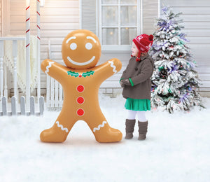 Blow-Up Inflatable Gingerbread Man