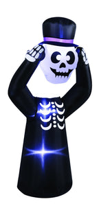 4' Airblown Headless Skeleton Halloween Inflatable