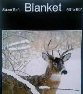 Winter Deer Blanket