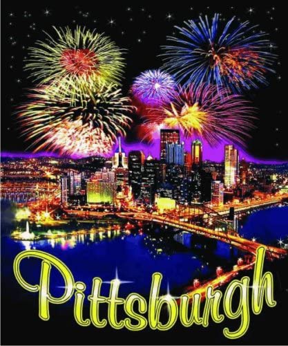 Pittsburgh Fireworks Blanket
