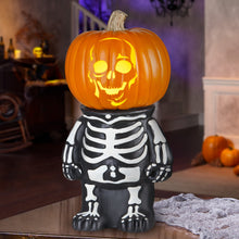 Load image into Gallery viewer, Gemmy Pumpkin Stand Skeleton
