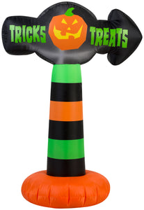 3.5' Airblown Outdoor Sign Tricks and Treats Halloween Inflatable
