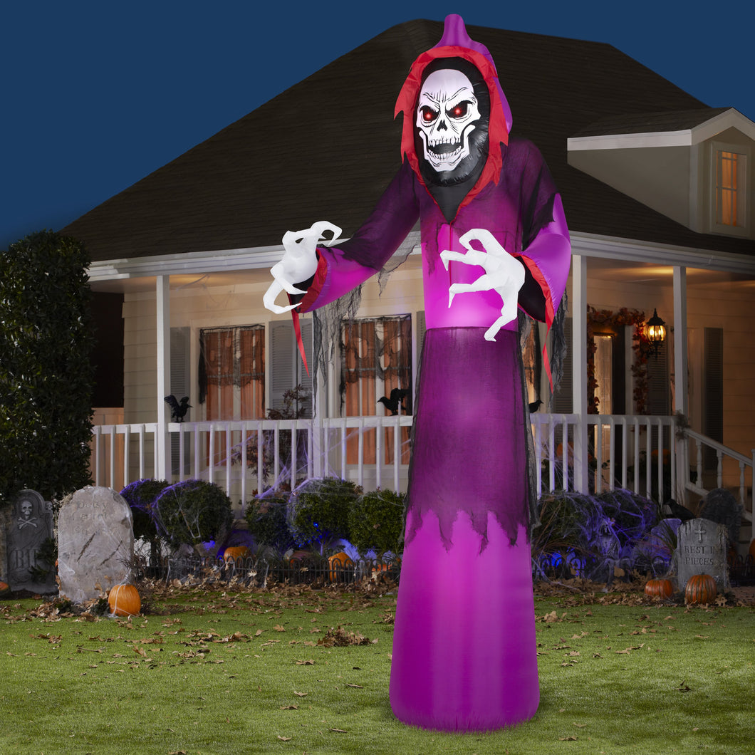 12' Airblown Giant Grim Reaper Halloween Inflatable