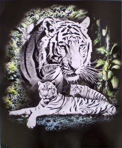White Tiger Blanket