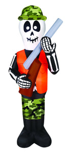 7' Inflatable Skeleton Hunter Halloween Inflatable