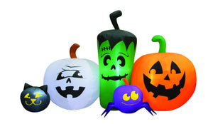 6' Inflatable Monster Pumpkin Patch Halloween Inflatable