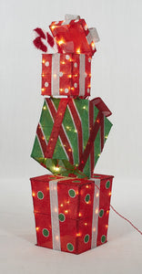 48" UL Stacked Gift Box  Sculpture