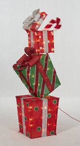 48" UL Stacked Gift Box  Sculpture