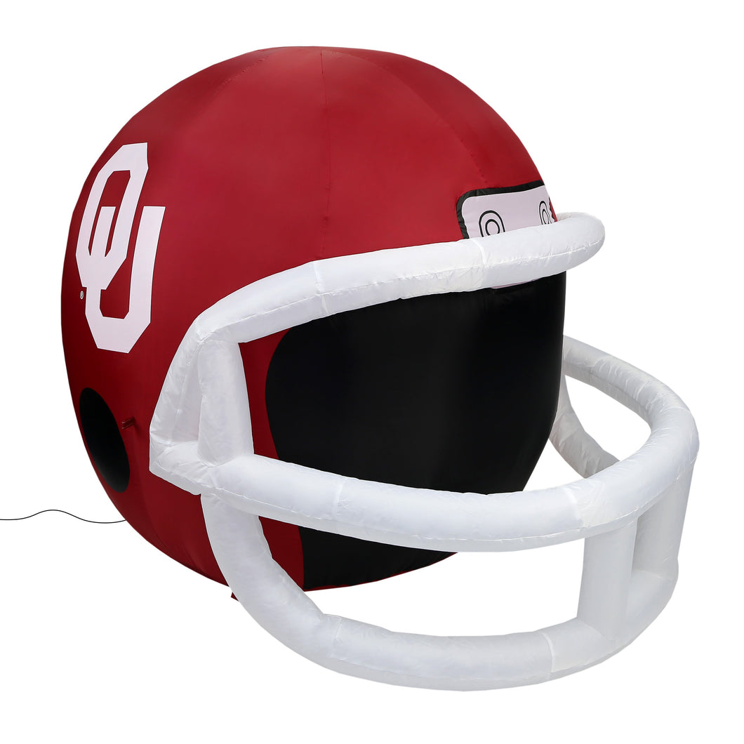 4' NCAA Oklahoma Team Inflatable Football Helmet