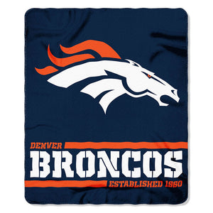Broncos Splitwide Fleece Throw