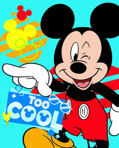 Mickey Cool Mouse Rolled Fleece